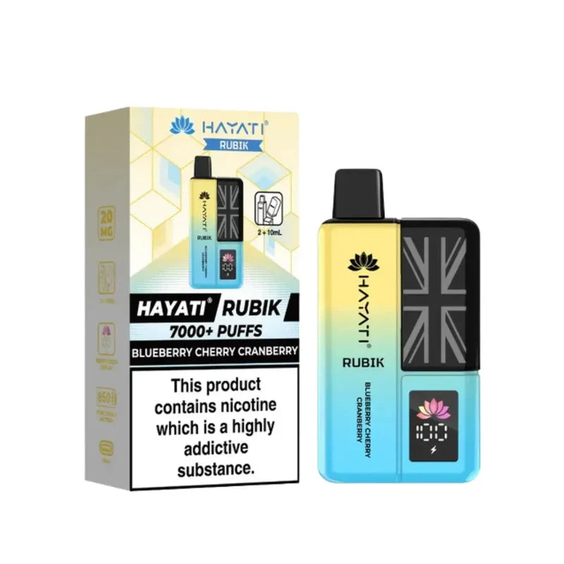 Hayati Rubik 7000 Puffs Prefilled Pod Kit I Box Of 5