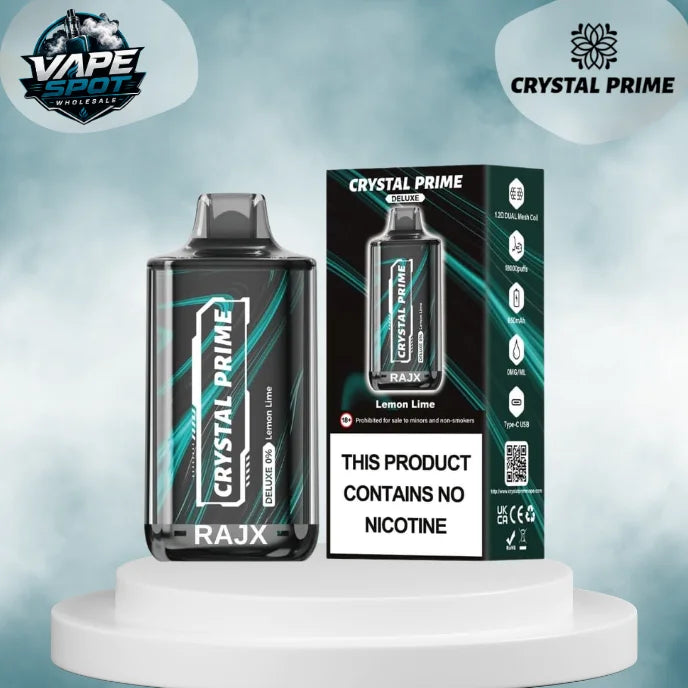 Crystal Prime Deluxe 18000 Box of 10 Prefilled Vapes