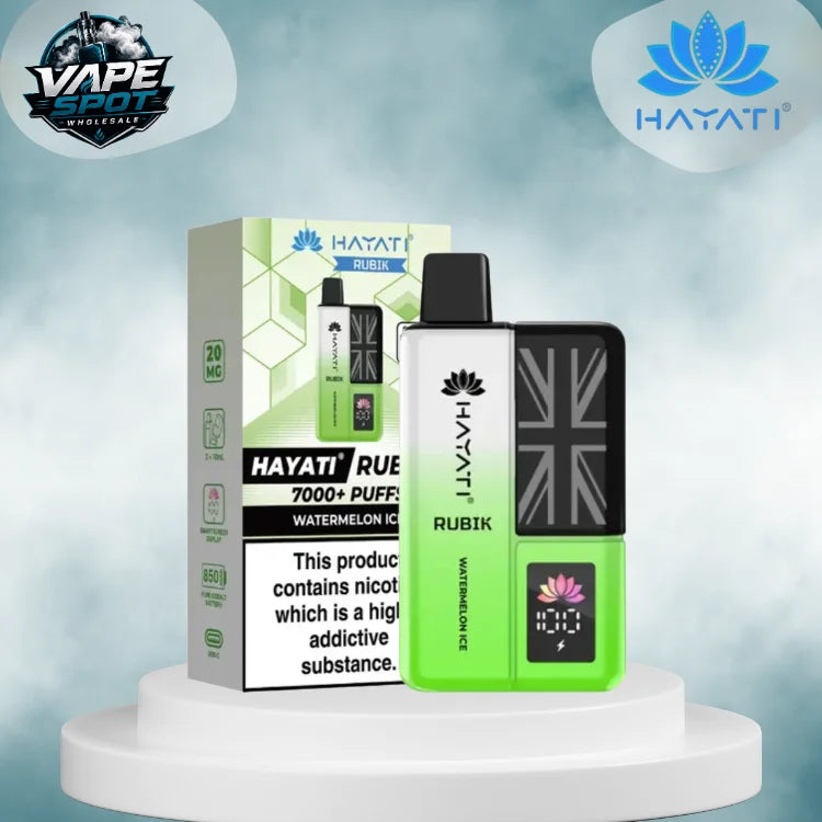 Hayati Rubik 7000 Puffs Prefilled Pod Kit I Box Of 5