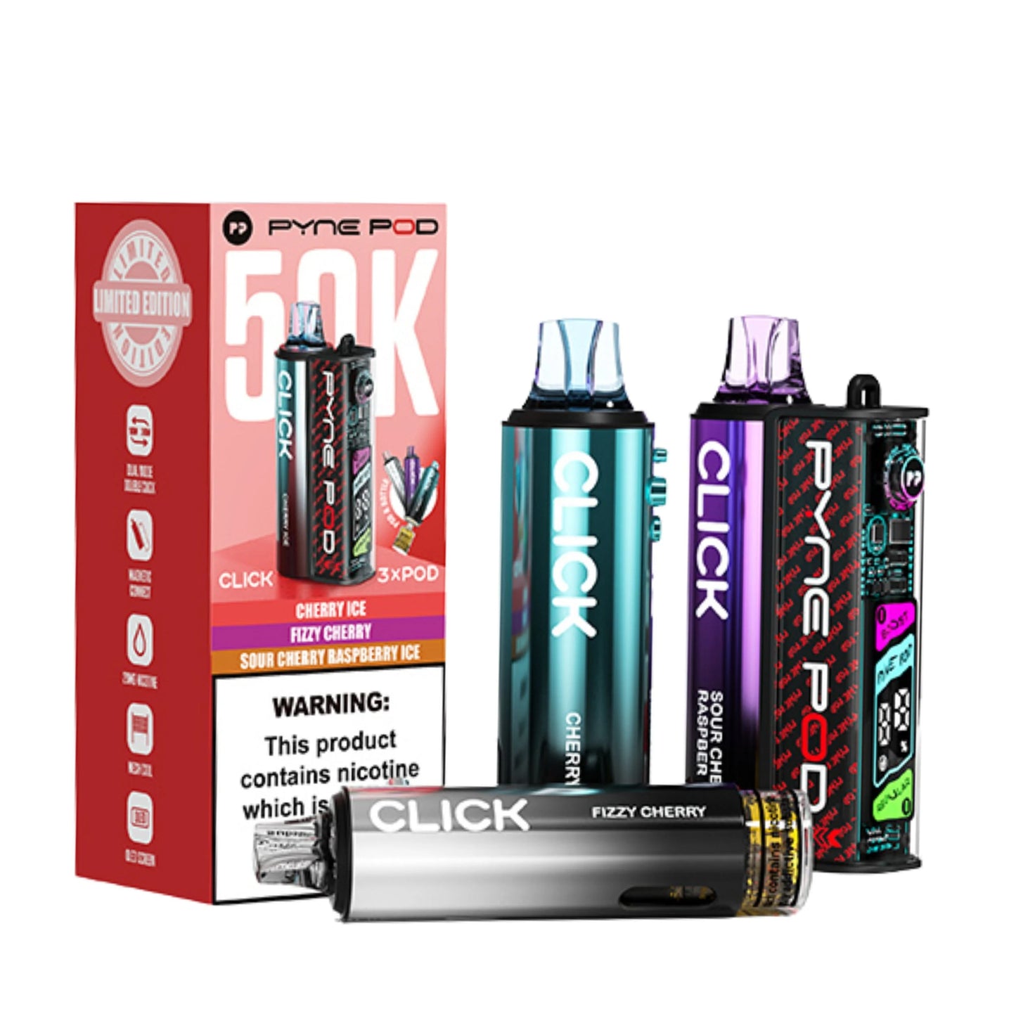 Pyne Pod Click 50k Prefilled Pods