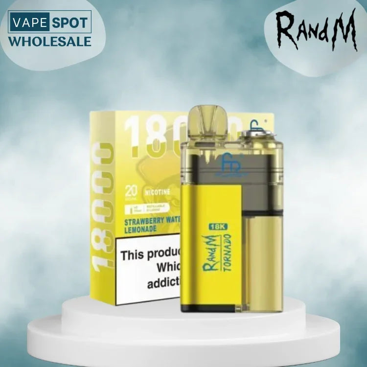 r and m tornado 18000 puffs box of 5