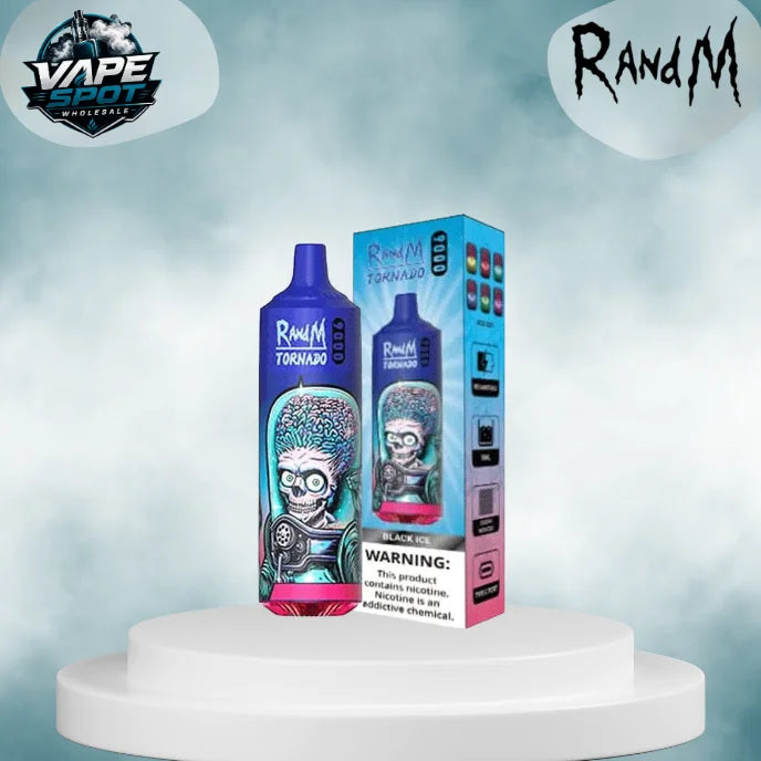 R and M Tornado 9000 Puffs Box of 10 | Rechargeable Vape Kit