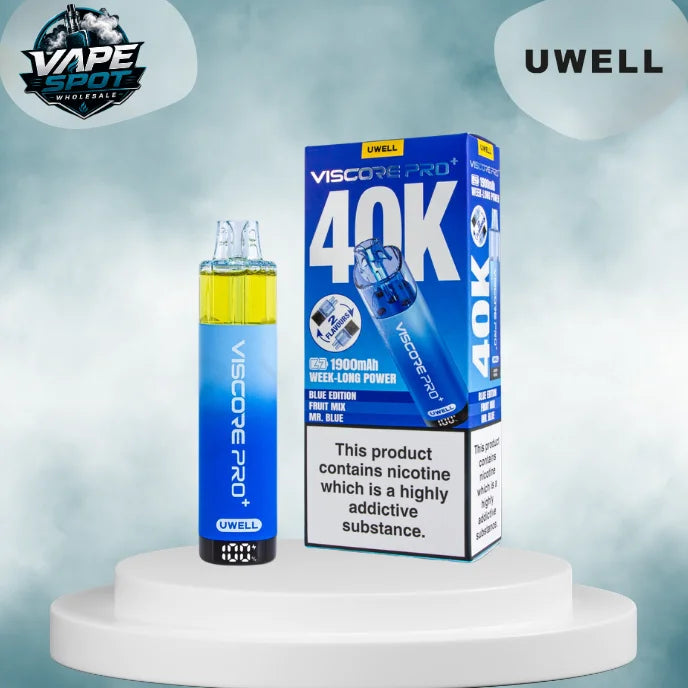 Uwell Viscore Pro+ 40k Prefilled Pod Vape Kit - Box of 5