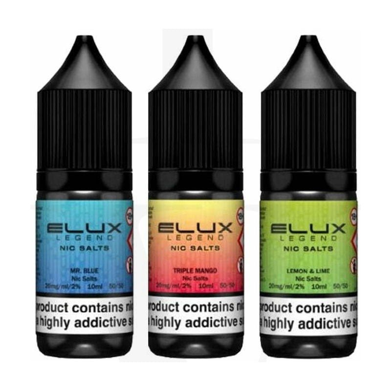 elux legend nic salts box of 5
