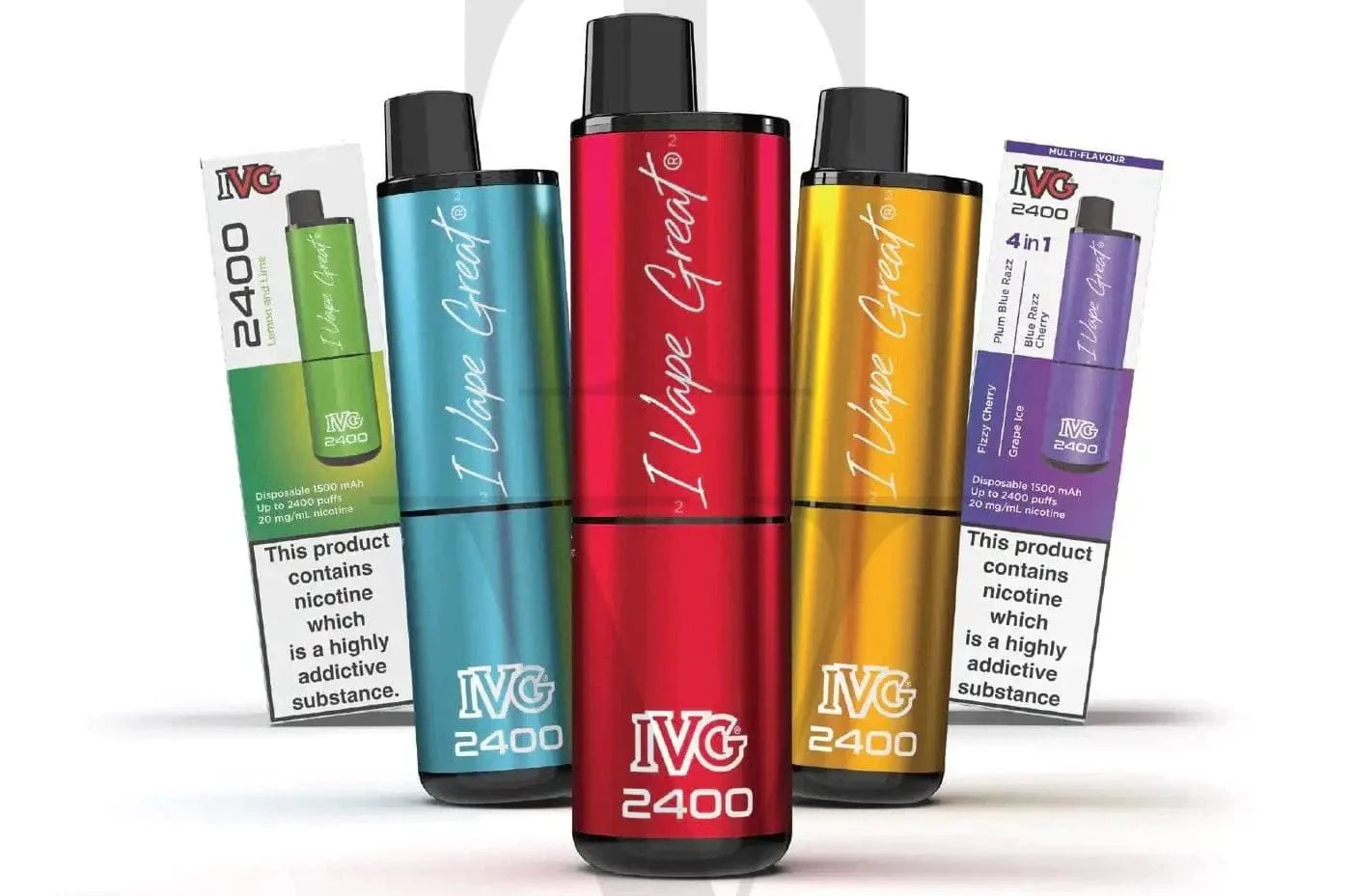 IVG 2400 Rechargeable Prefilled Pod Kit Box Of 5 IVG 2400 Rechargeable Prefilled Pod Kit Box Of 5