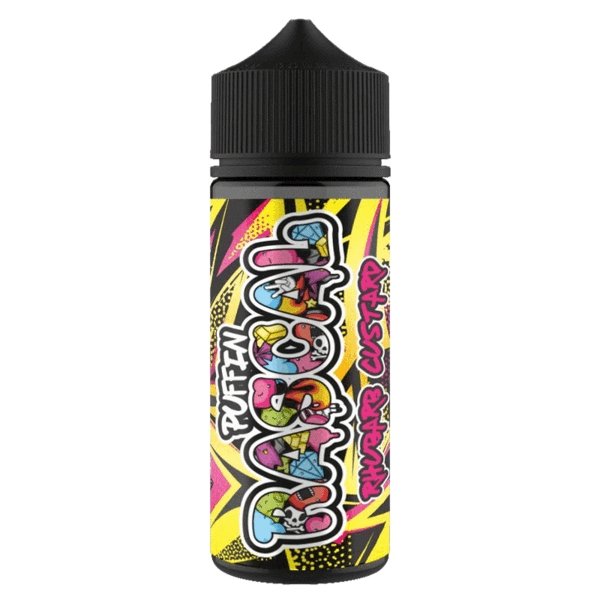 Puffin Rascal 50vg/50vg 100ml Shortfill-Rhubarb Custard-vapeukwholesale