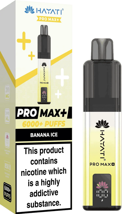 Hayati Pro Max Plus 6000 Puffs Box of 5