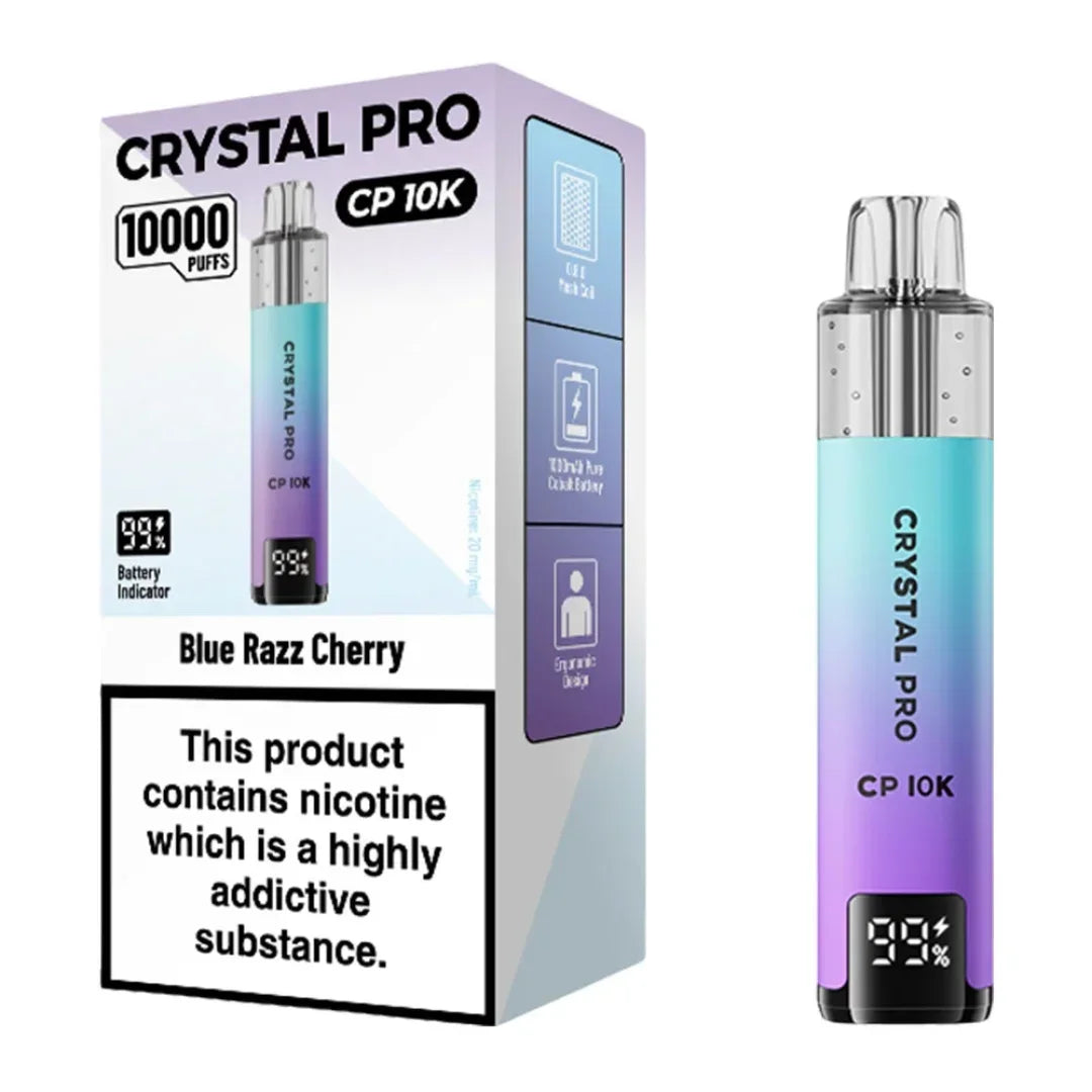 Crystal Pro 10000 (CP10K) Prefilled Vape Kit Box of 5
