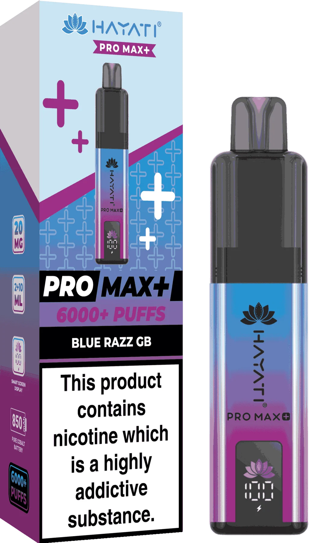 Hayati Pro Max Plus 6000 Puffs Box of 5