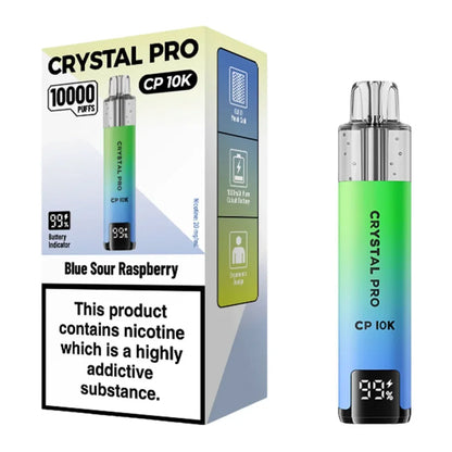 Crystal Pro 10000 (CP10K) Prefilled Vape Kit Box of 5