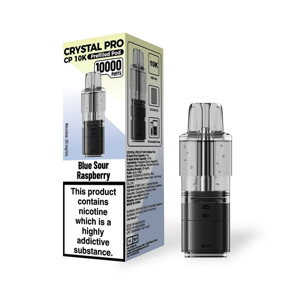 Crystal Pro CP 10k Replacement Pods Box of 5