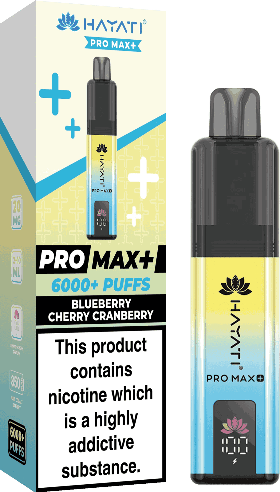 Hayati Pro Max Plus 6000 Puffs Box of 5