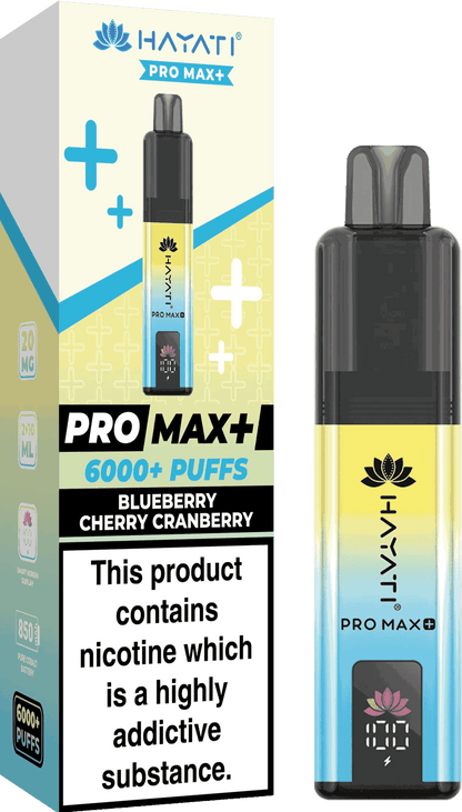 Hayati Pro Max Plus 6000 Puffs Box of 5