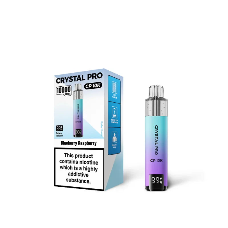 Crystal Pro 10000 (CP10K) Prefilled Vape Kit Box of 5