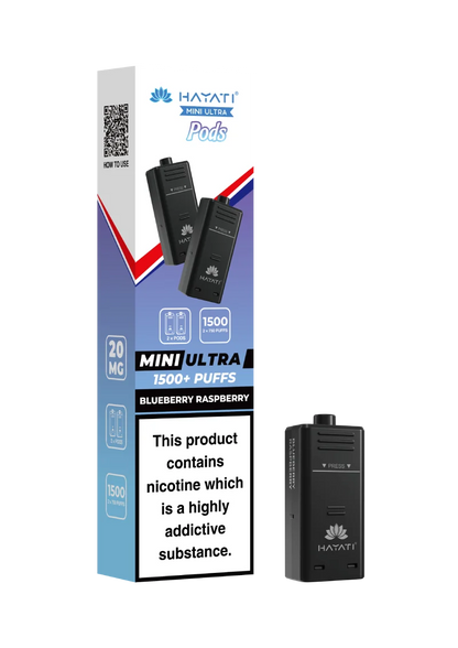 Hayati Mini Ultra 1500 Prefilled Pods box of 5