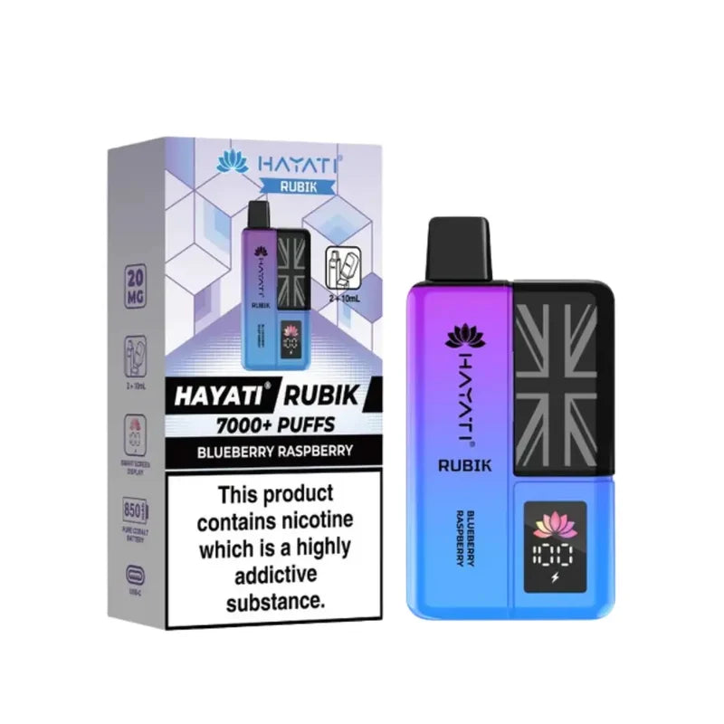 Hayati Rubik 7000 Puffs Prefilled Pod Kit I Box Of 5
