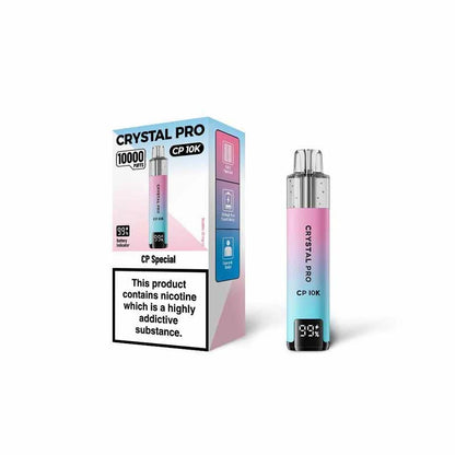 Crystal Pro 10000 (CP10K) Prefilled Vape Kit Box of 5