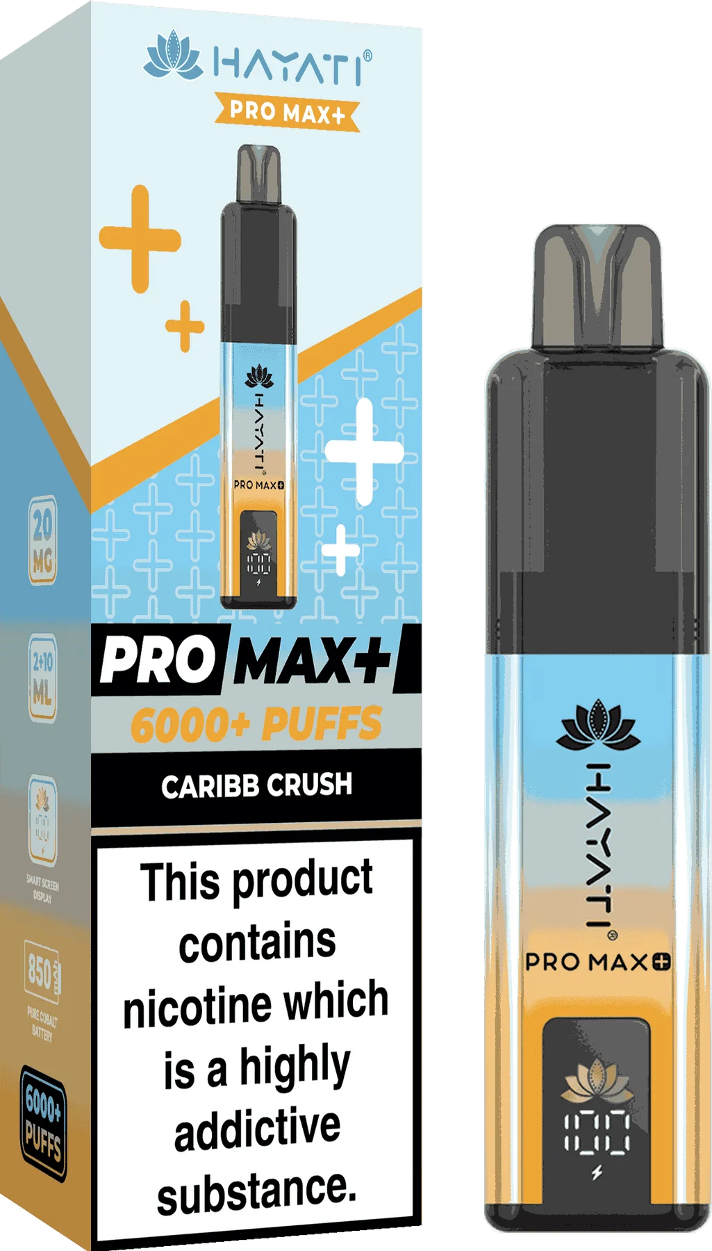 Hayati Pro Max Plus 6000 Puffs Box of 5