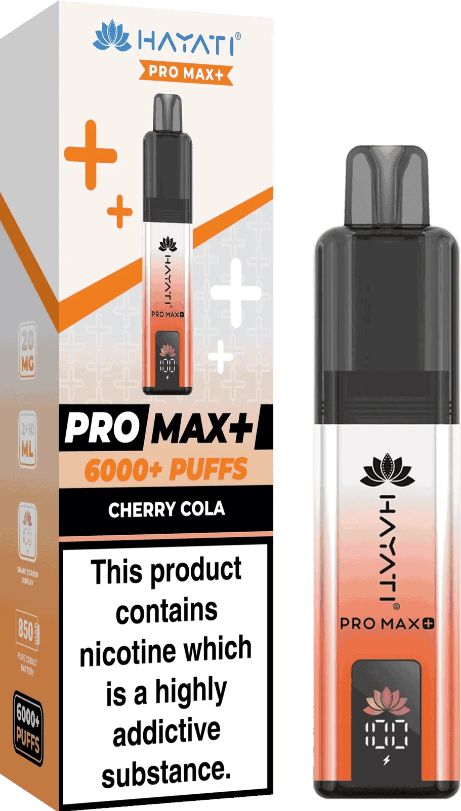 Hayati Pro Max Plus 6000 Puffs Box of 5