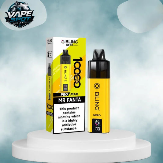 Crystal Bling Nero 10k Prefilled Pod Vape Kit - Box of 5
