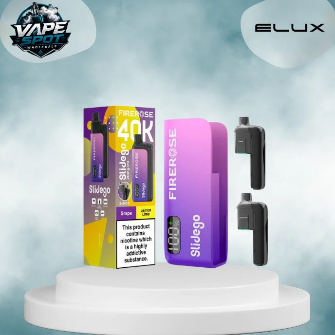 Elux Firerose Slidego 40K Prefilled Pod Vape Kit - Box of 5