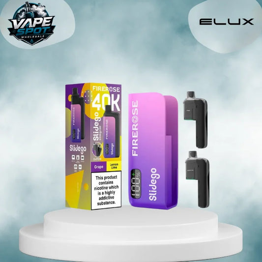 Elux Firerose Slidego 40K Prefilled Pod Vape Kit - Box of 5