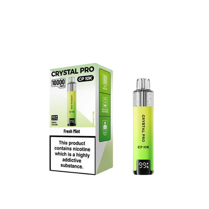 Crystal Pro 10000 (CP10K) Prefilled Vape Kit Box of 5