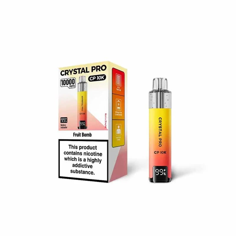 Crystal Pro 10000 (CP10K) Prefilled Vape Kit Box of 5