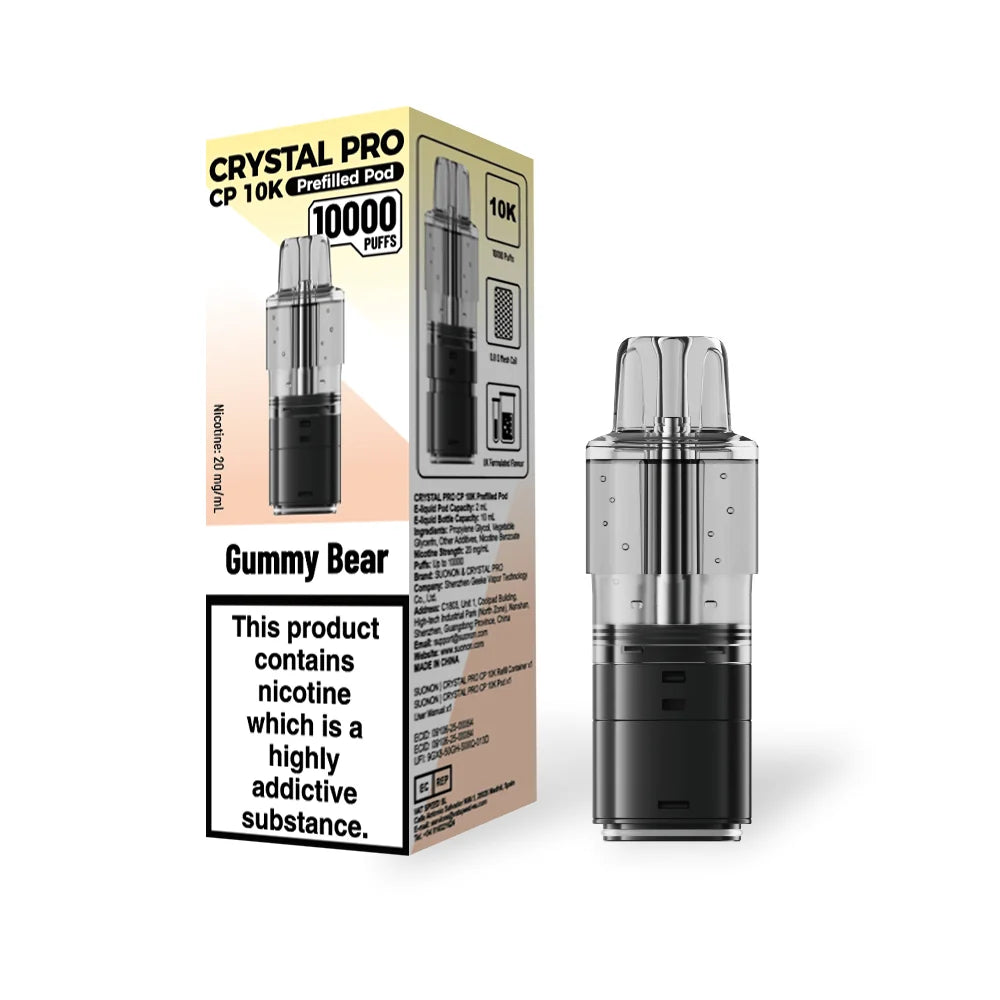Crystal Pro CP 10k Replacement Pods Box of 5