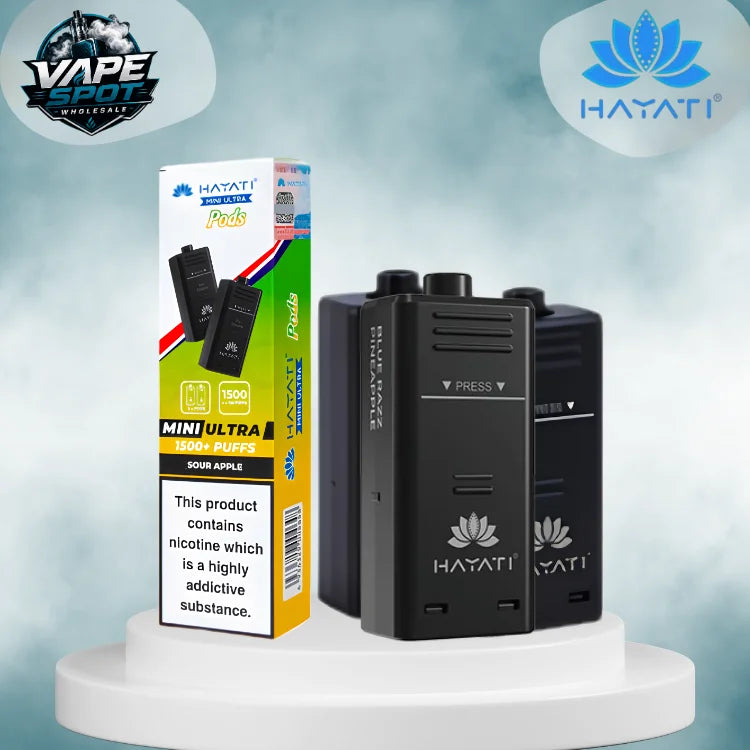 Hayati Mini Ultra 1500 Prefilled Pods box of 5