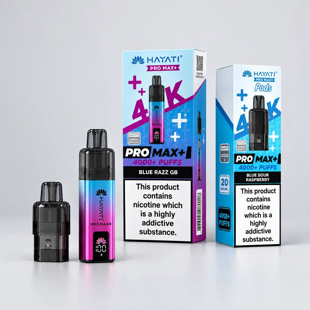 Hayati Pro Max+ 4000 Prefilled Pods Box of 5