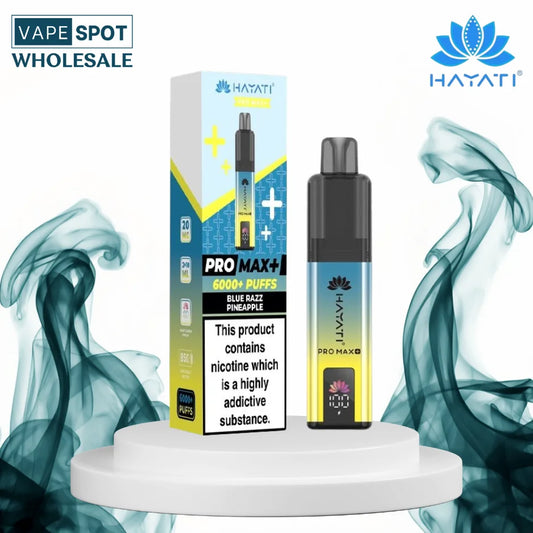 hayati ro max plus 6000 puffs box of 5