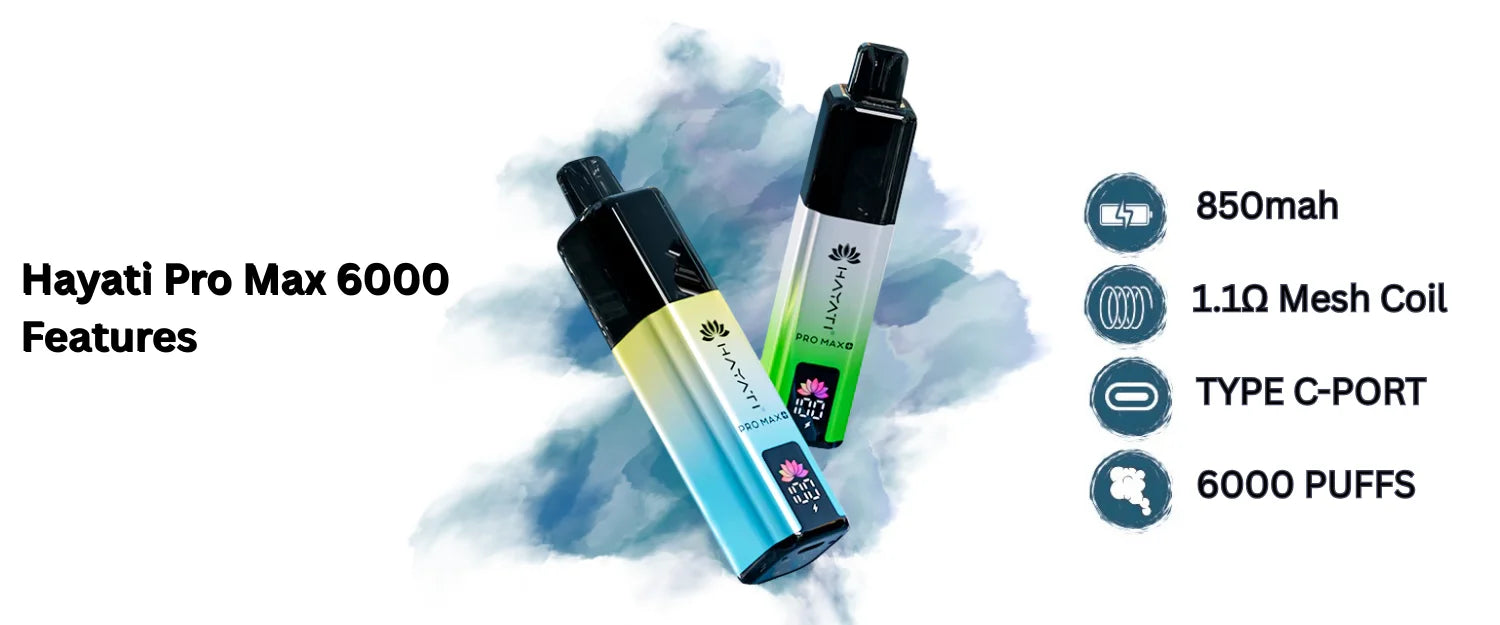 Hayati Pro Max Plus 6000 Puffs