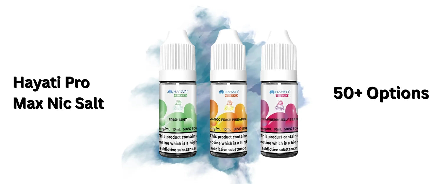 hayati pro max nic salt flavours