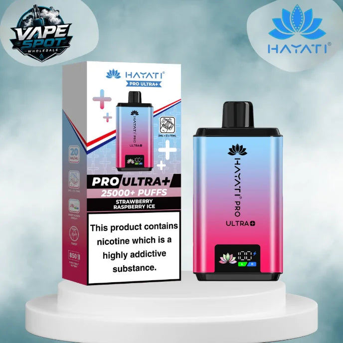 Hayati Pro Ultra Plus 25000 Puffs Box Of 5