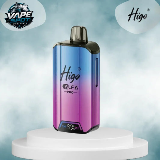 Higo Alfa Pro 25K Puffs Prefilled Pod Vape Kit - Box of 5