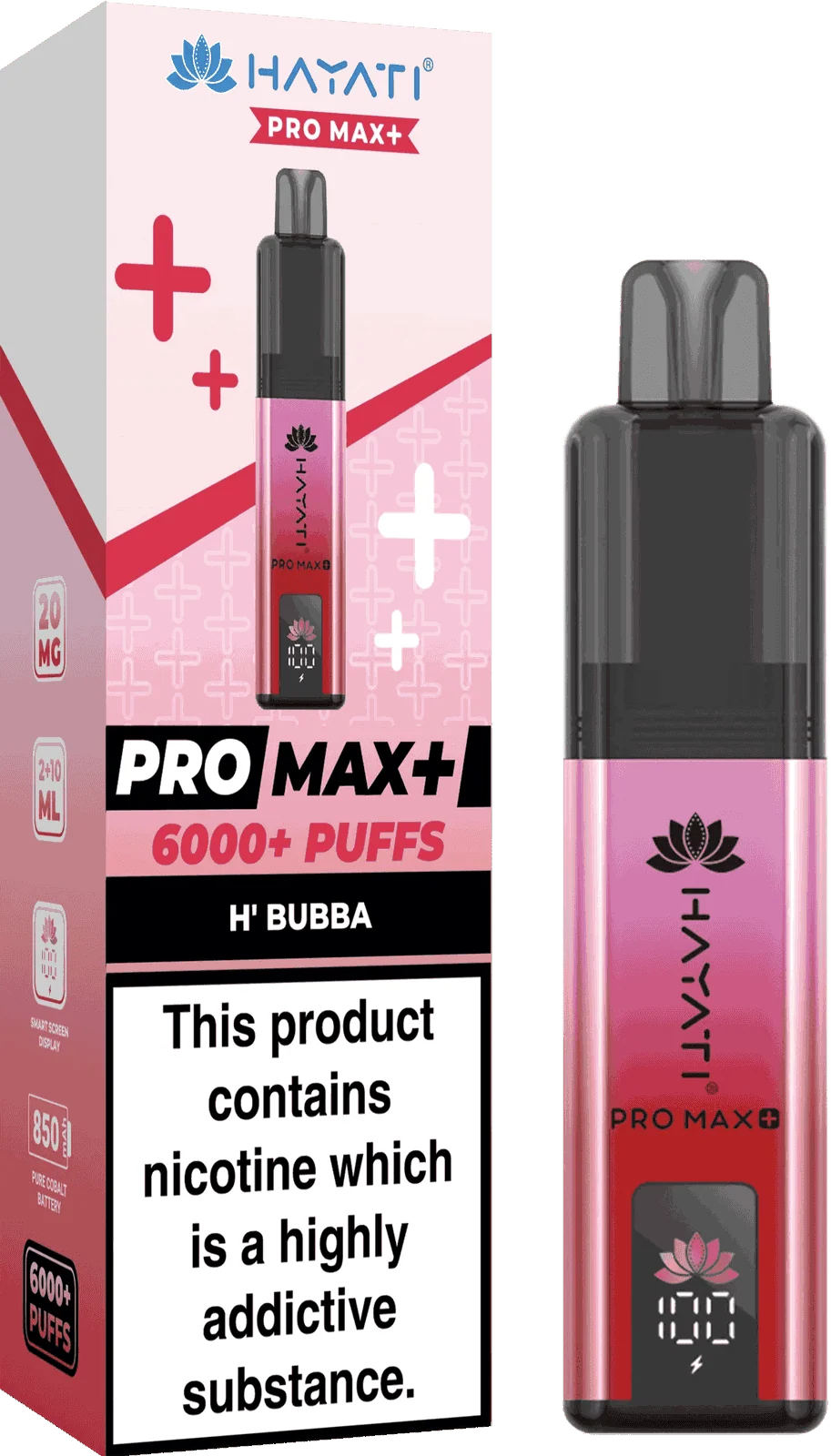 Hayati Pro Max Plus 6000 Puffs Box of 5