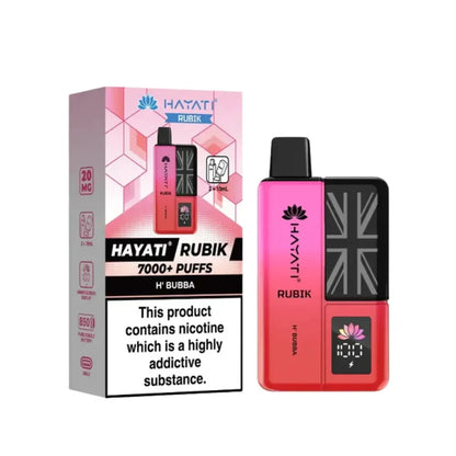 Hayati Rubik 7000 Puffs Prefilled Pod Kit I Box Of 5