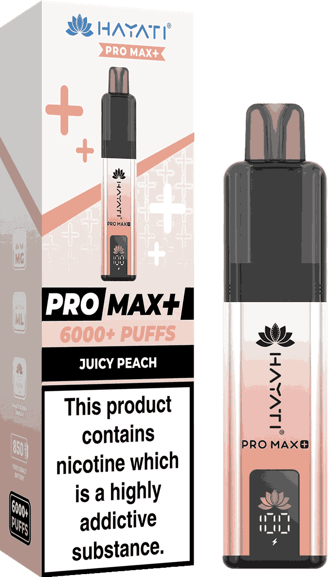 Hayati Pro Max Plus 6000 Puffs Box of 5