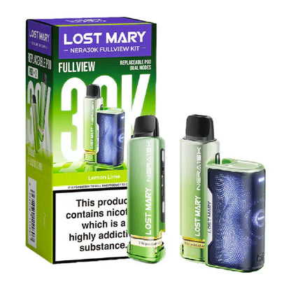 Lost Mary Nera 30K Disposable Vape Device Box Of 5, Lemon Lime