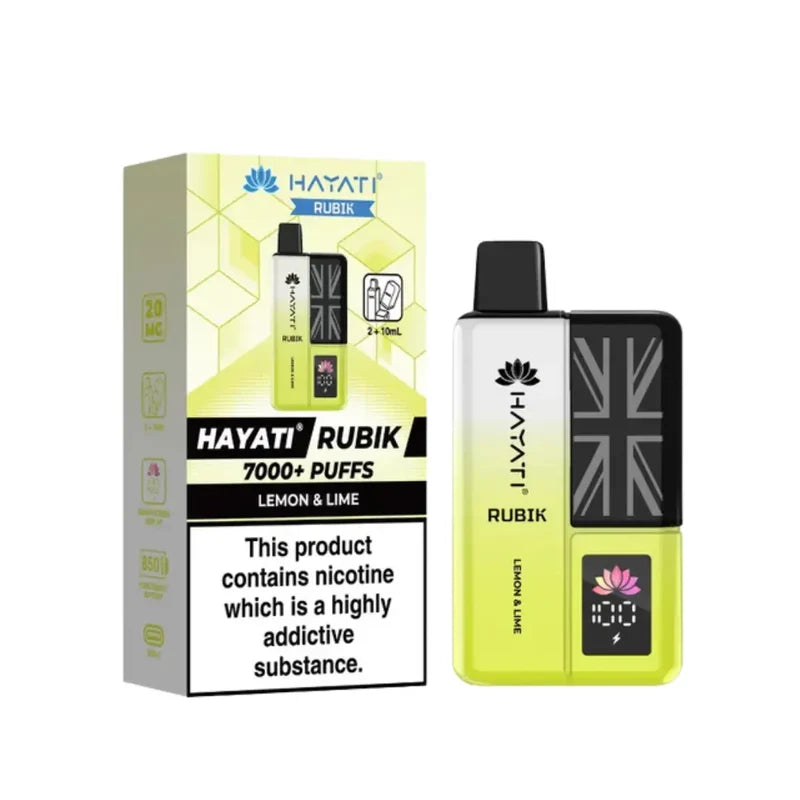 Hayati Rubik 7000 Puffs Prefilled Pod Kit I Box Of 5
