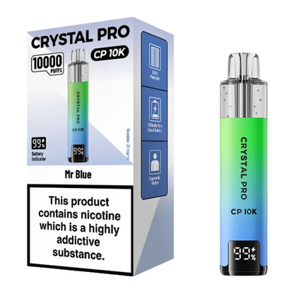 Crystal Pro 10000 (CP10K) Prefilled Vape Kit Box of 5