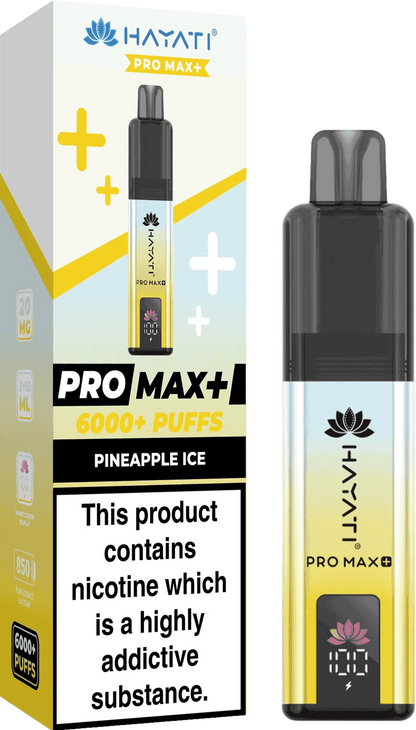 Hayati Pro Max Plus 6000 Puffs Box of 5