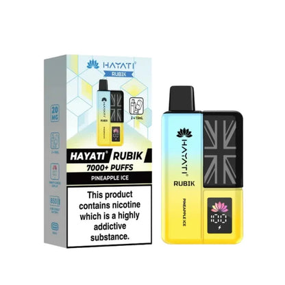 Hayati Rubik 7000 Puffs Prefilled Pod Kit I Box Of 5