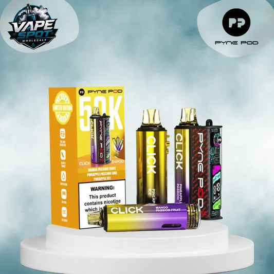 Pyne Pod Click 50K Prefilled Pod Kit | Box of 5