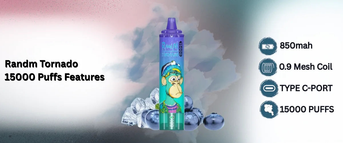 R and M Tornado 15000 Puff Disposable Vape