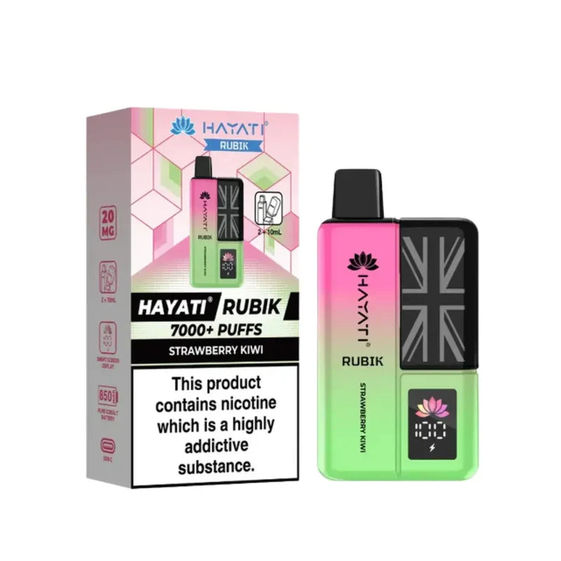 Hayati Rubik 7000 Puffs Prefilled Pod Kit I Box Of 5