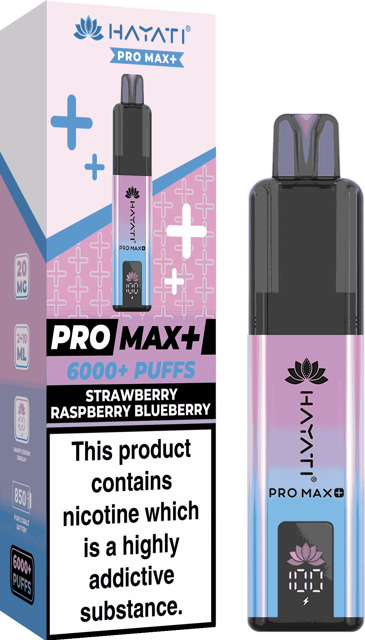 Hayati Pro Max Plus 6000 Puffs Box of 5