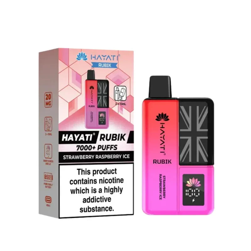 Hayati Rubik 7000 Puffs Prefilled Pod Kit I Box Of 5