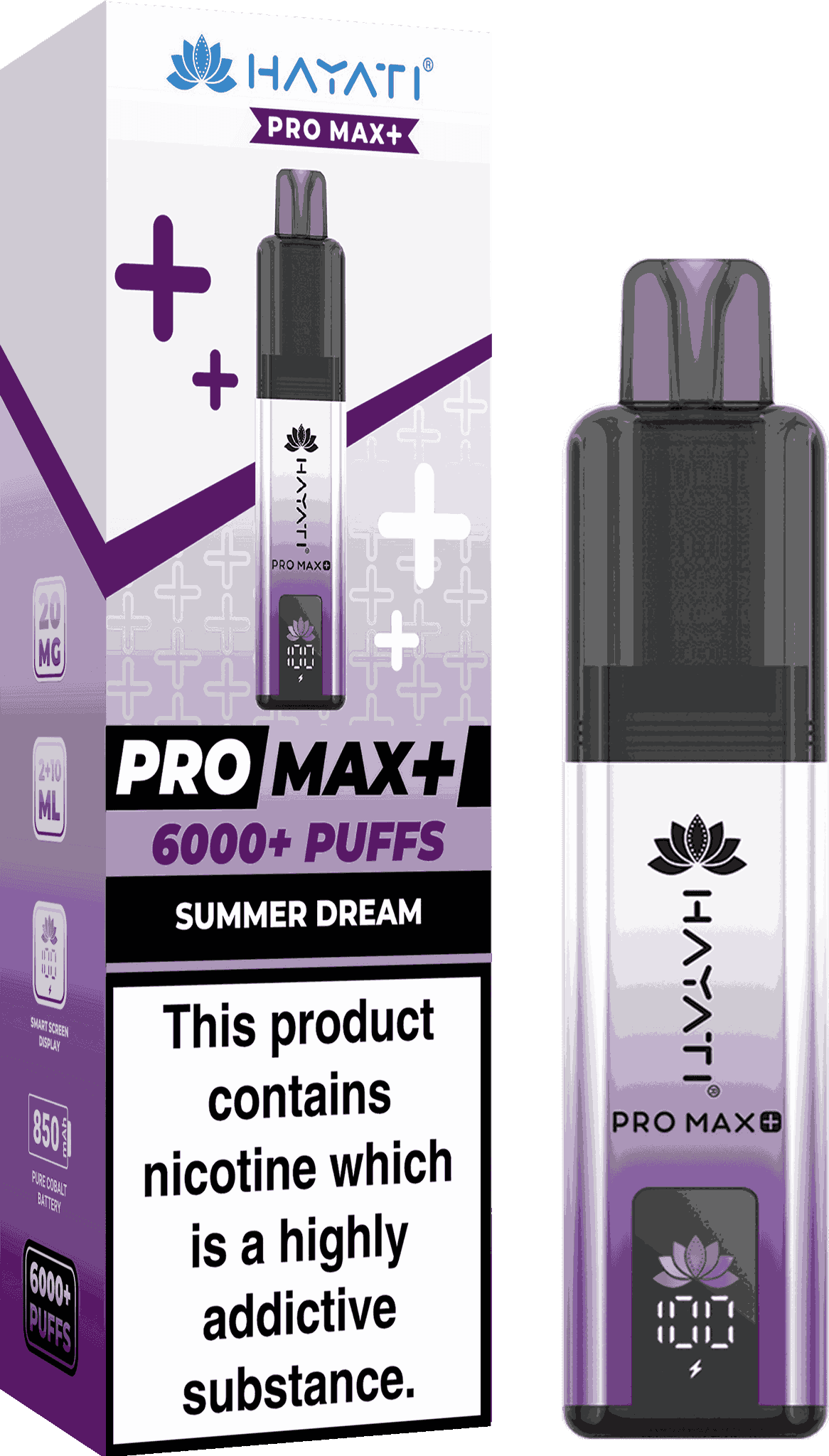 Hayati Pro Max Plus 6000 Puffs Box of 5
